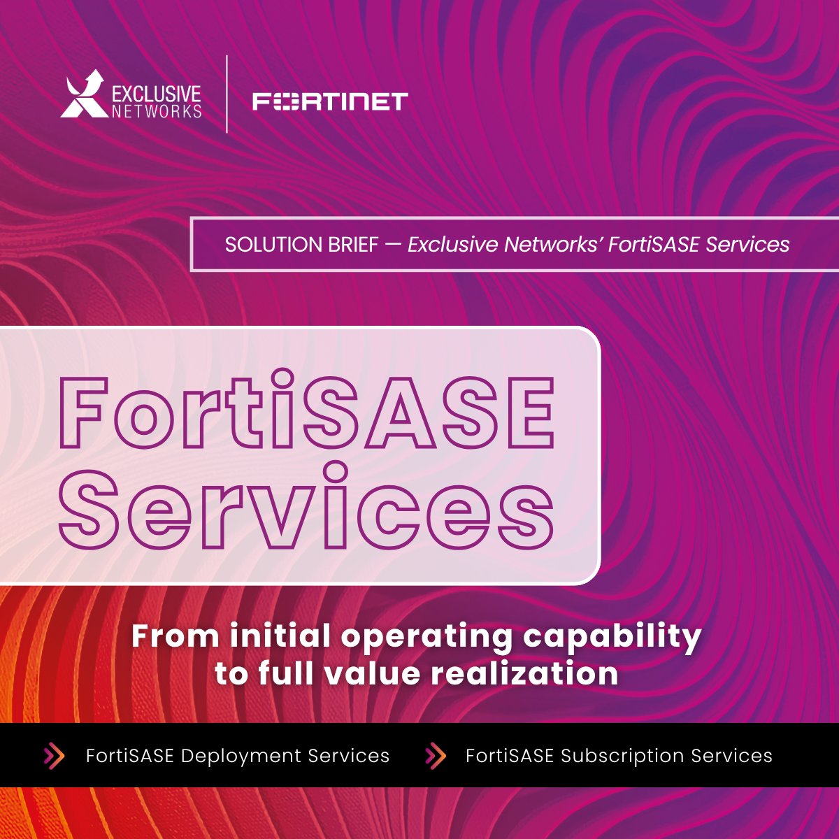 Simplify security and unlock value with Exclusive Networks’ #FortiSASE Services — supporting you from deployment to full impact.

👉 Read the FortiSASE Services Solution Brief: eu1.hubs.ly/H0p4CzN0

Email us at info_NA@exclusive-networks.com to get started. 

#WeAreExclusive