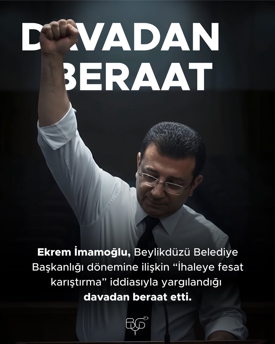Bugün öne çıkan gelişmeler şöyle:

• CHP Kurultayı davası reddedildi.
• İstanbul Büyükşehir Belediye Başkanı Ekrem İmamoğlu, ihaleye fesat karıştırma suçlamasından beraat etti.
• Boğaç Soydemir ve Enes Akgündüz tahliye edildi.