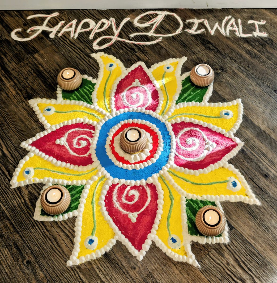 A beautiful rangoli decor drawn by our amazing team, to mark the Festival of Lights.

May your Diwali be filled with colour, joy, and moments that shine bright. 💛❤️ 💚 💜 💙 

#HappyDiwali #FestivalOfLights #Diwali2025 #CoventryCelebrations