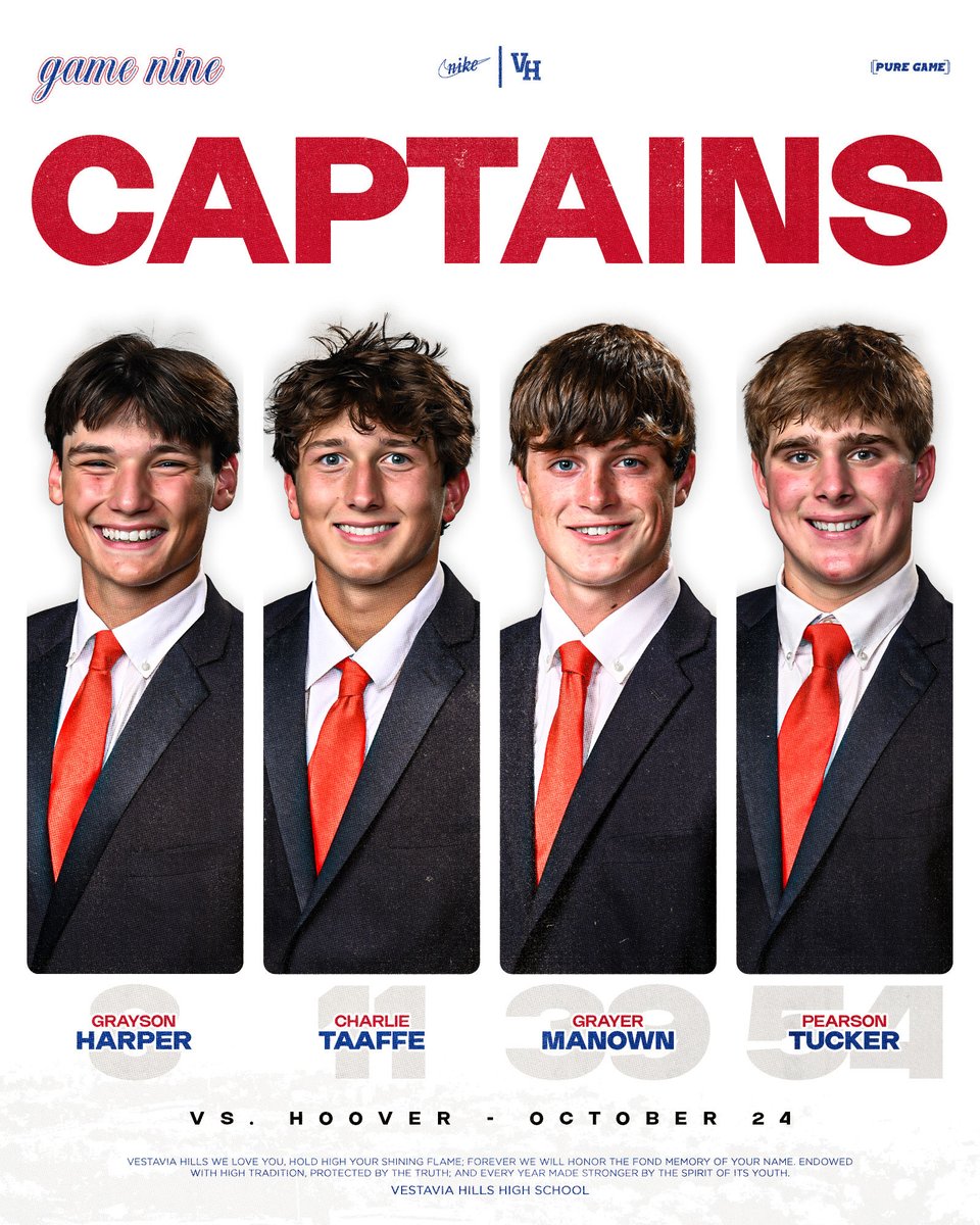 Tonight’s Captains 

#1REBEL