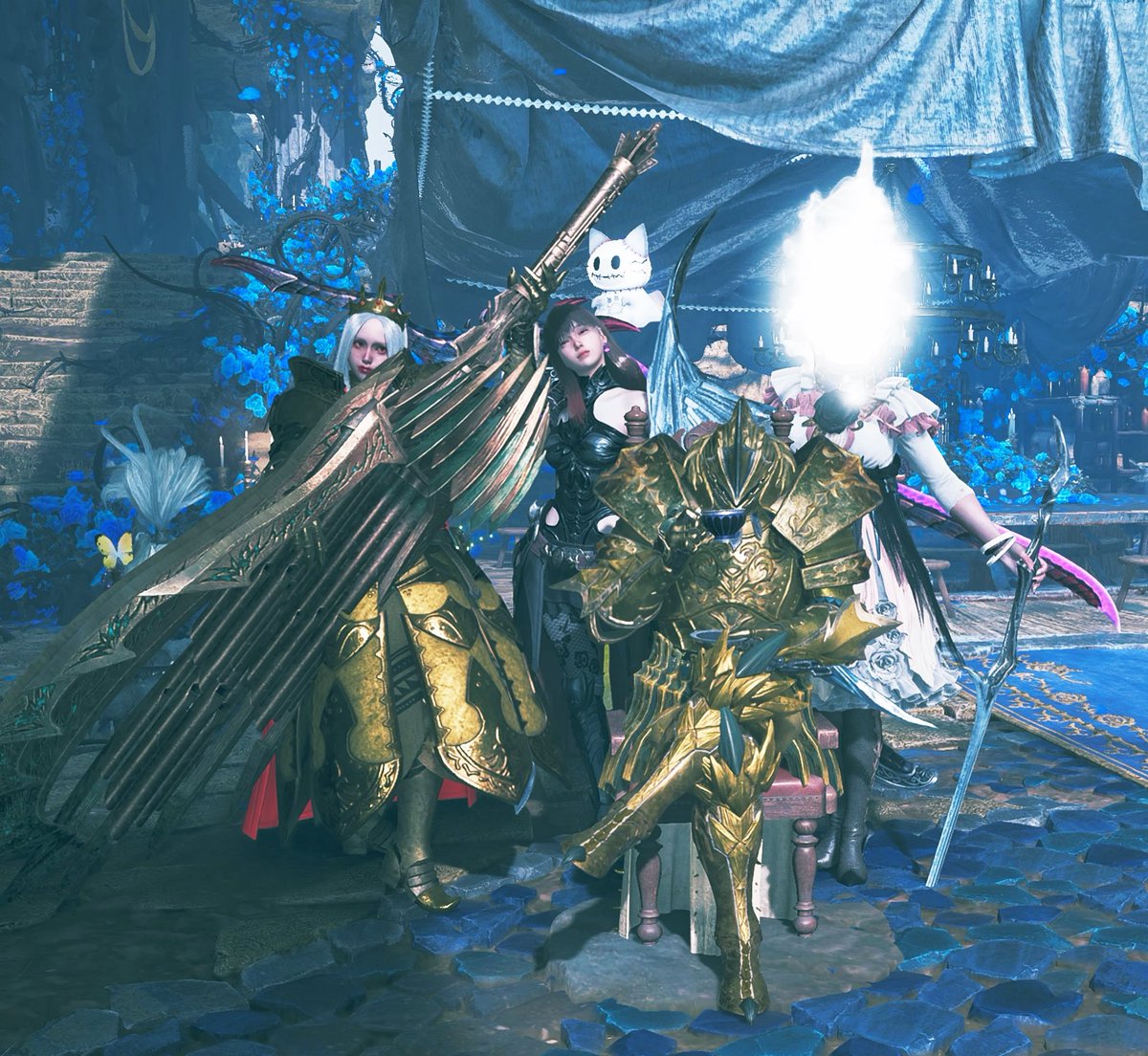 ぷぱさまカンストおめでとうの家族写真