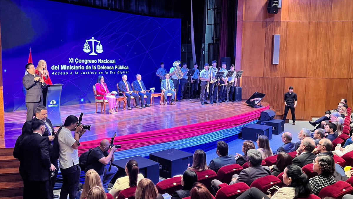 cej_py's tweet image. 📌 El CEJ apoyó el XI Congreso Nacional del @MDP_py, bajo el lema “Acceso a la Justicia en la Era Digital”.
Con el objetivo de profundizar el diálogo y la cooperación interinstitucional, fortaleciendo su rol en el sistema de justicia y compromiso con la protección de los DD.HH