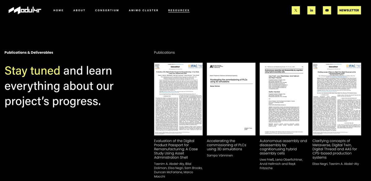 Have you checked the publications &amp; deliverables section of our website?

It features open-access scientific papers and public reports on our research activities!

Check it out ➡️ modular-project.eu/publications-d…