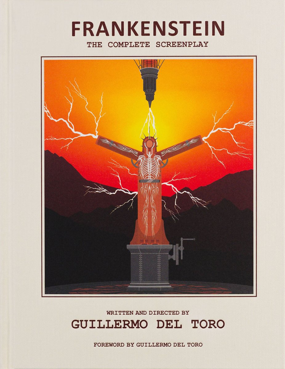 BDisgusting's tweet image. Guillermo del Toro&apos;s FRANKENSTEIN script will be published as a hardcover book on November 25 via @insighteditions.

It includes a foreword by @RealGDT along with concept art, film stills, and behind-the-scenes photography.