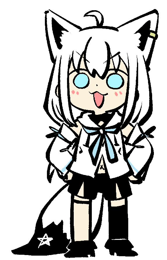 ちょっと等身高めのフブキング
 #絵フブキ
