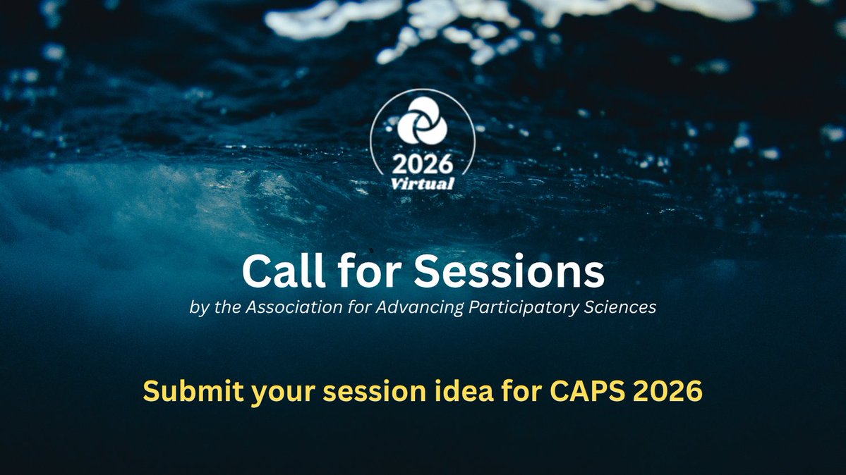 SAFMC (@safmc) on Twitter photo The Association for Advancing Participatory Sciences (AAPS) is looking for session ideas for its 2026 virtual conference. Submit your idea by October 31 for consideration. Visit AAPS’s webpage for more info!
participatorysciences.org/conferences/ca…
#SAFMCcitsci #CitSciFri <a href="/AAPSciences/">Association for Advancing Participatory Sciences</a> The Association for Advancing Participatory Sciences (AAPS) is looking for session ideas for its 2026 virtual conference. Submit your idea by October 31 for consideration. Visit AAPS’s webpage for more info!
participatorysciences.org/conferences/ca…
#SAFMCcitsci #CitSciFri <a href="/AAPSciences/">Association for Advancing Participatory Sciences</a>