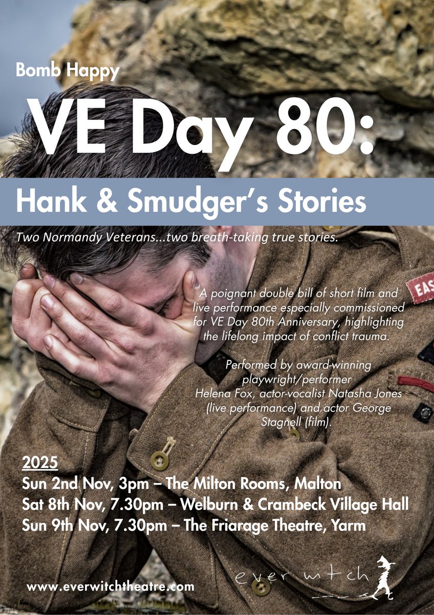 #Remembrance #WW2 #trending 
Don't miss our final tour dates for this anniversary year
in memory of Ken Smith &amp; Dennis Hank Haydock
<a href="/NickBeilby1/">Nick Beilby</a> <a href="/sommecourt/">Paul Reed</a> <a href="/MarkHillMBE/">Mark Hill MBE</a> <a href="/visitmalton/">Visit Malton</a> <a href="/VisitRyedale/">VisitRyedale</a> #PTSD