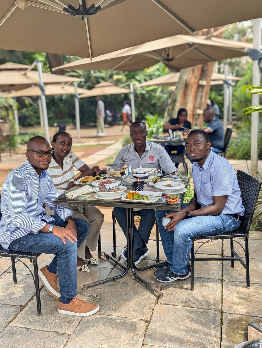 nakaseroboys's tweet image. Farewell lunch for  our rep at #StanChartNairobimarathon “I move like a shadow, silent, deliberate, no sound. I slip through unnoticed, but deep down, I know that when the time comes, I'll rise, unstoppable. I’ll shatter my PB in Nairobi.  I will not let you down." Linda said💪🏽💪🏽