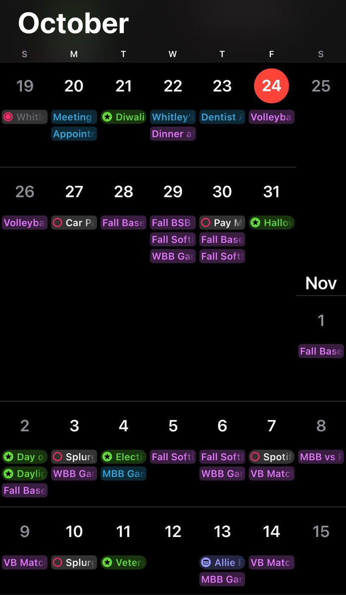 Crossover season has arrived😅

Here at <a href="/GoShockers/">Go Shockers</a>, we have at least one event on 16 of the next 22 days.

Within the next 17 days, we have at least one event on 14 of those days.

Thankful for a solid team around me to divide and conquer 💪 but keep us in your thoughts lol