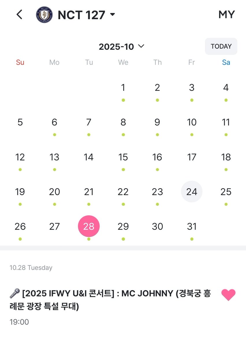 ANOTHER JOHNNY SCHEDULE?! 😻😻😻🤩🤩