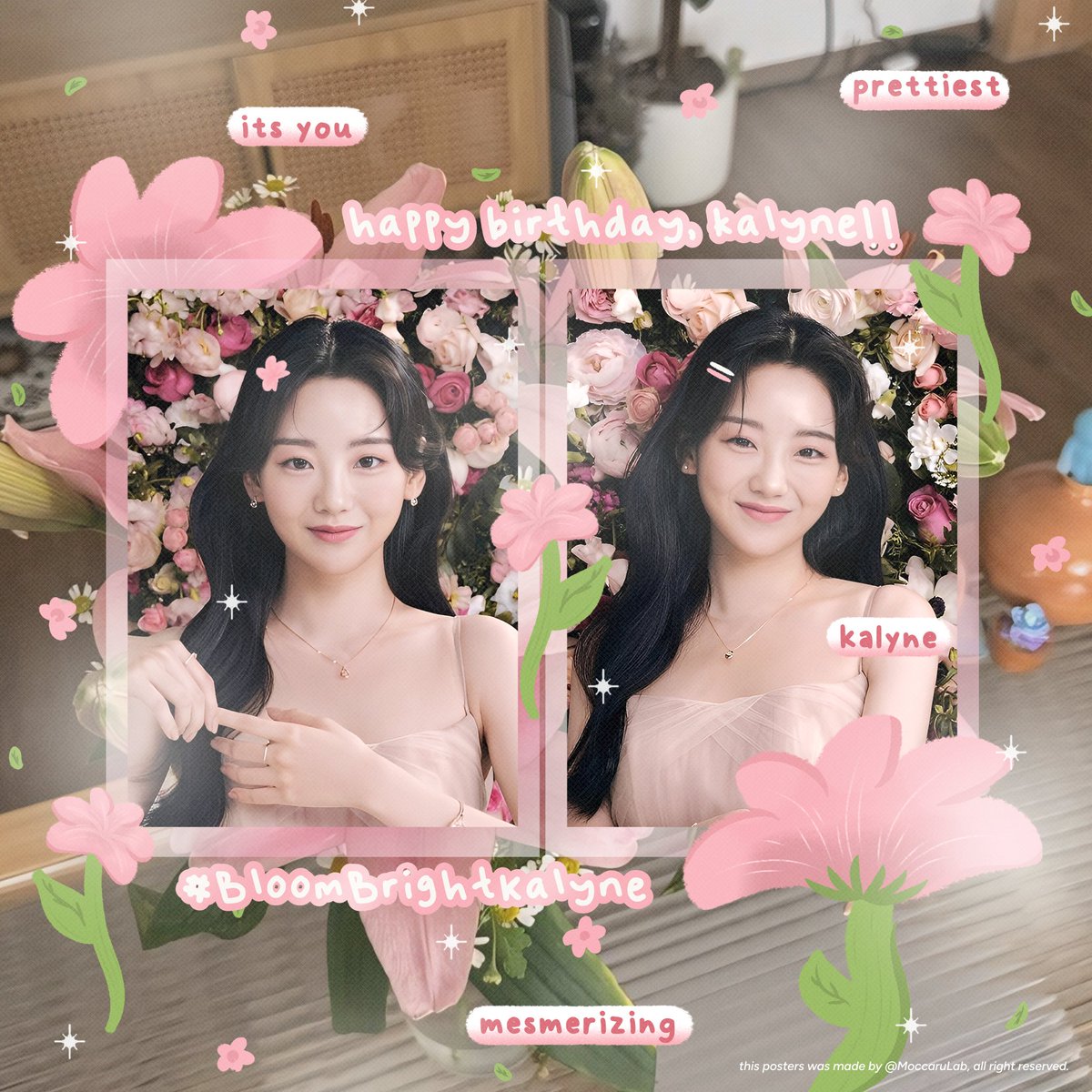 MoccaruLab's tweet image. Help RT? Thanks!

GIVEAWAY ALERT! 🎉 hari ini ada Kakak cantik Kalyne yang lagi berulang tahun nih, yaaayy! 💗🥳 untuk merayakan hari ulangtahunnya, kak kalyne mau berbagi layout IDENTITY &amp;amp; FLOWERING dibawah ini, yuk di cek! 😳 #BloomBrightKalyne #zonauang #zonaba