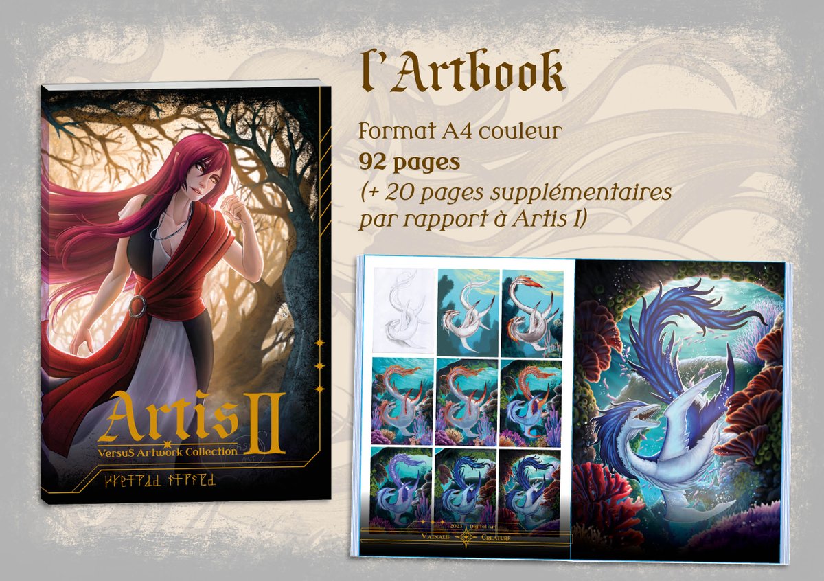 Le Ulule de mon 2e artbook débute bientôt les amis !😀

Encore quelques pages de préparations, artbook quasi plein (plus qu'à terminer l'Inktober), encore un design de goodies à faire mais tout est en place, n'hésitez pas à suivre le projet sur cette page.
fr.ulule.com/artis-ii/comin…
