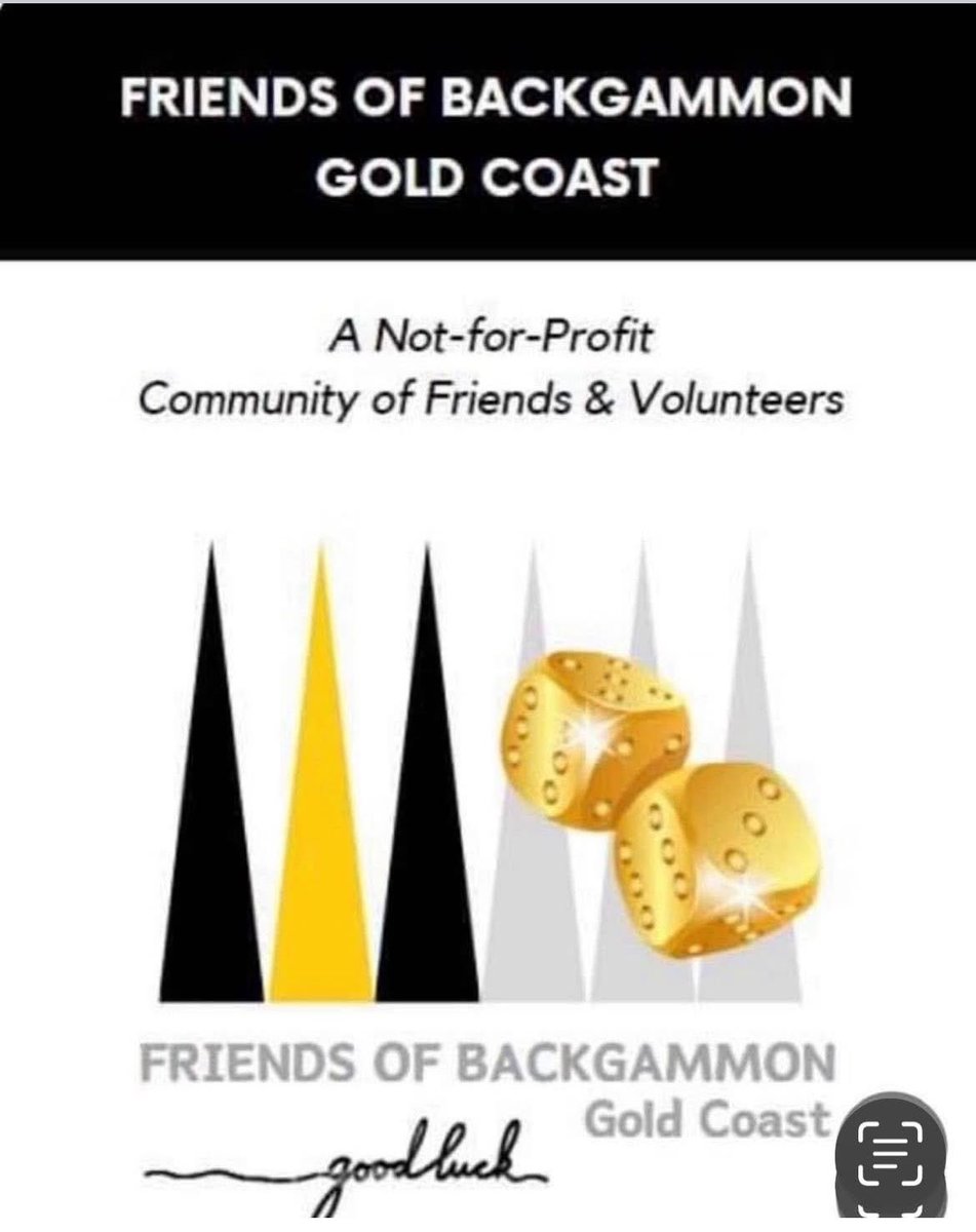 AuBackgammon's tweet image. PokerGammon is now available on the Gold Coast 
Please 🙏 contact Max Leishman via Facebook Messenger or email 

info@friendsofbackgammongc.au