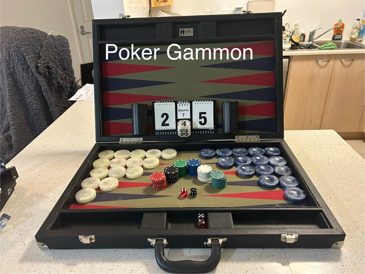 AuBackgammon's tweet image. PokerGammon is now available on the Gold Coast 
Please 🙏 contact Max Leishman via Facebook Messenger or email 

info@friendsofbackgammongc.au