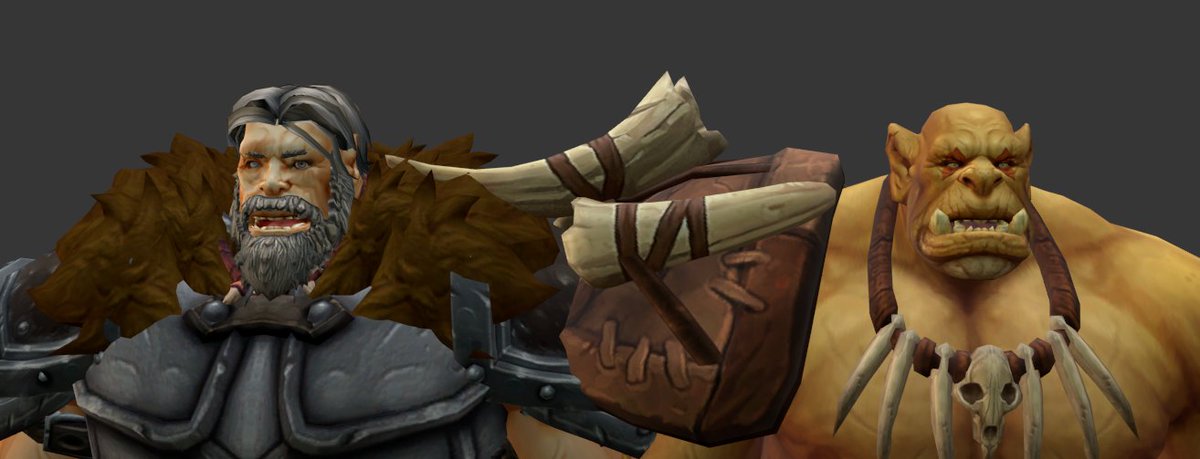 Klermara's tweet image. Commission. Morph from Rexxar. In collaboration with @Xun89341809 
#epsilonwow  #WoW #Morph