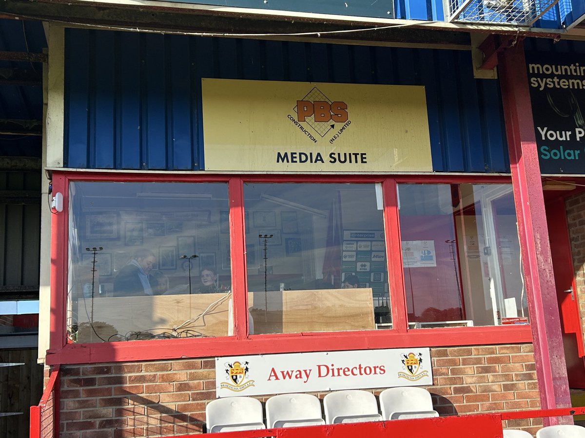 Match day commentators in the Media Suite this morning <a href="/BridTownAFC/">Bridlington Town AFC</a> for our final  <a href="/RunwithitHull/">RunWithItHull</a> session.
