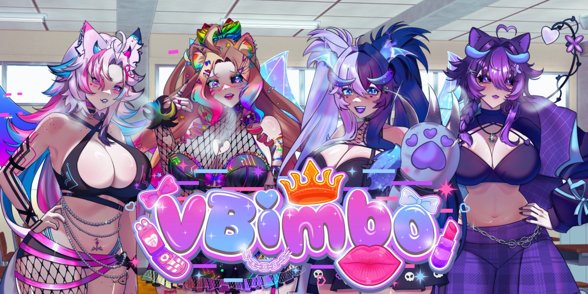 These are the official VBimbos:
<a href="/RavennaNya/">Ravenna 🩷🩵 〘 VBimbo 〙</a> 
<a href="/lunaeryschu/">Lunaerys 🪦💜〘 VBimbo 〙</a> 
<a href="/Mewarebytes/">Tora 🐯〘 VBimbo 〙</a> 
<a href="/grimalkinnie/">Grimmy 🐾🤍〘 VBimbo 〙</a> 

Anyone else with VBimbo in their name or using the VBimbo branding is not associated with us. 

We are stating this because there has been some confusion, as people have started using VBimbo