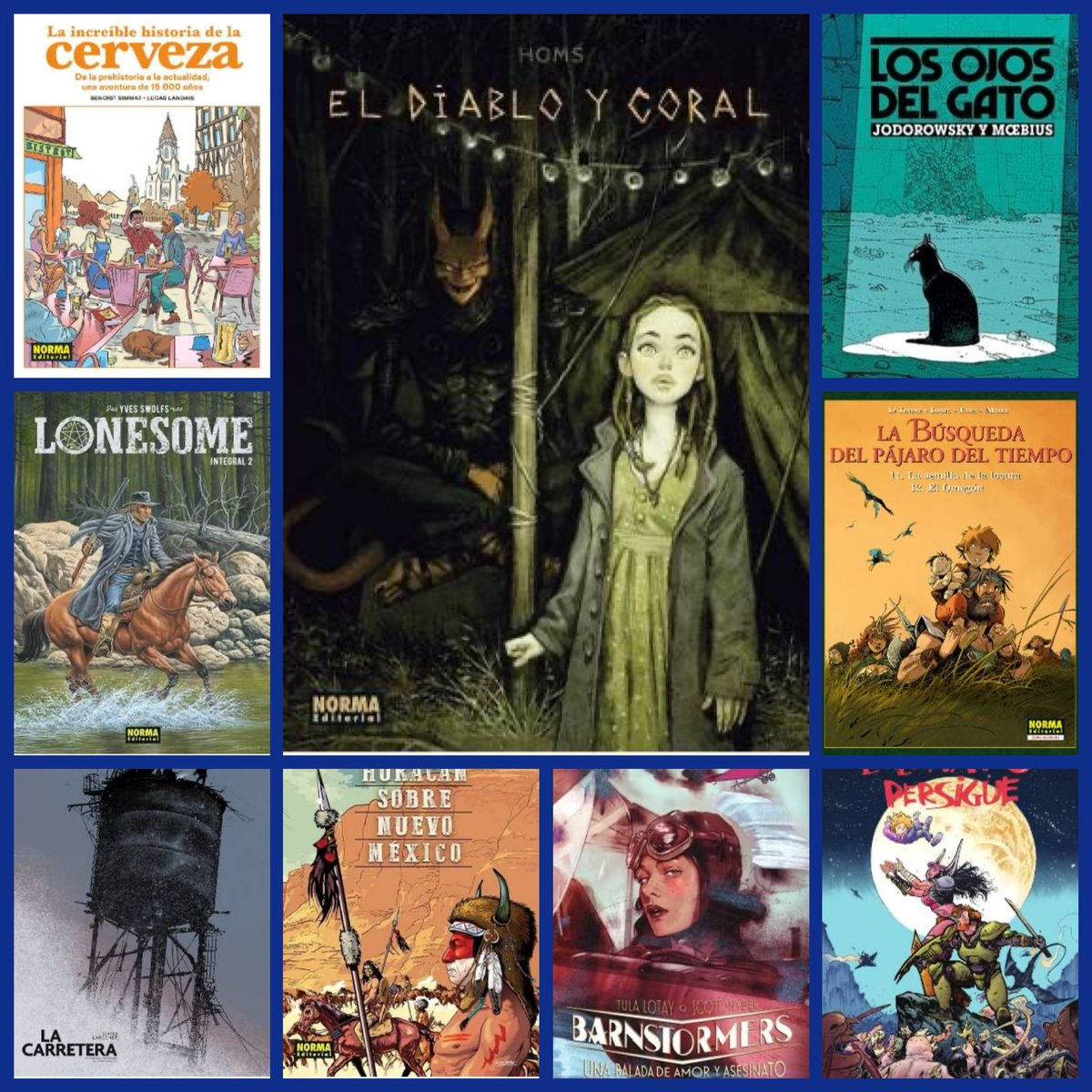 Buenos y novedosos días!
Ya tenemos la novedad de <a href="/NormaEditorial/">Norma Editorial</a> inundando nuestras estanterías 🥳

nostromocomics.com/novedades