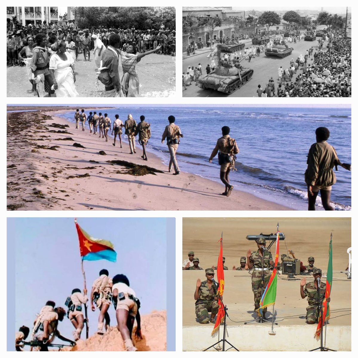 #Eri101: On 24th of May 1991, Eritrea got rid of centuries of colonialism and occupation, once and for all!
Henceforth, the Torch of Eritrea's Independence will pass down from one generation to the next till eternity, with every inch of land, sea and air space fully safeguarded!