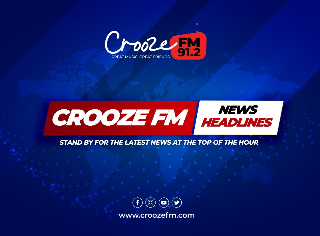 HEADLINES

• MUST to Graduate 1,382 Students in 32nd Ceremony

• Electoral Commission Collects Over Shs4 Billion in Parliamentary Nomination Fees

AND

• Kenyan Citizens Petition for Raila Odinga Statue at Parliament

Join <a href="/ANTOINETTIE_/">The.Bantu.Twist</a> for these and more at 1PM

#CroozeFMNews