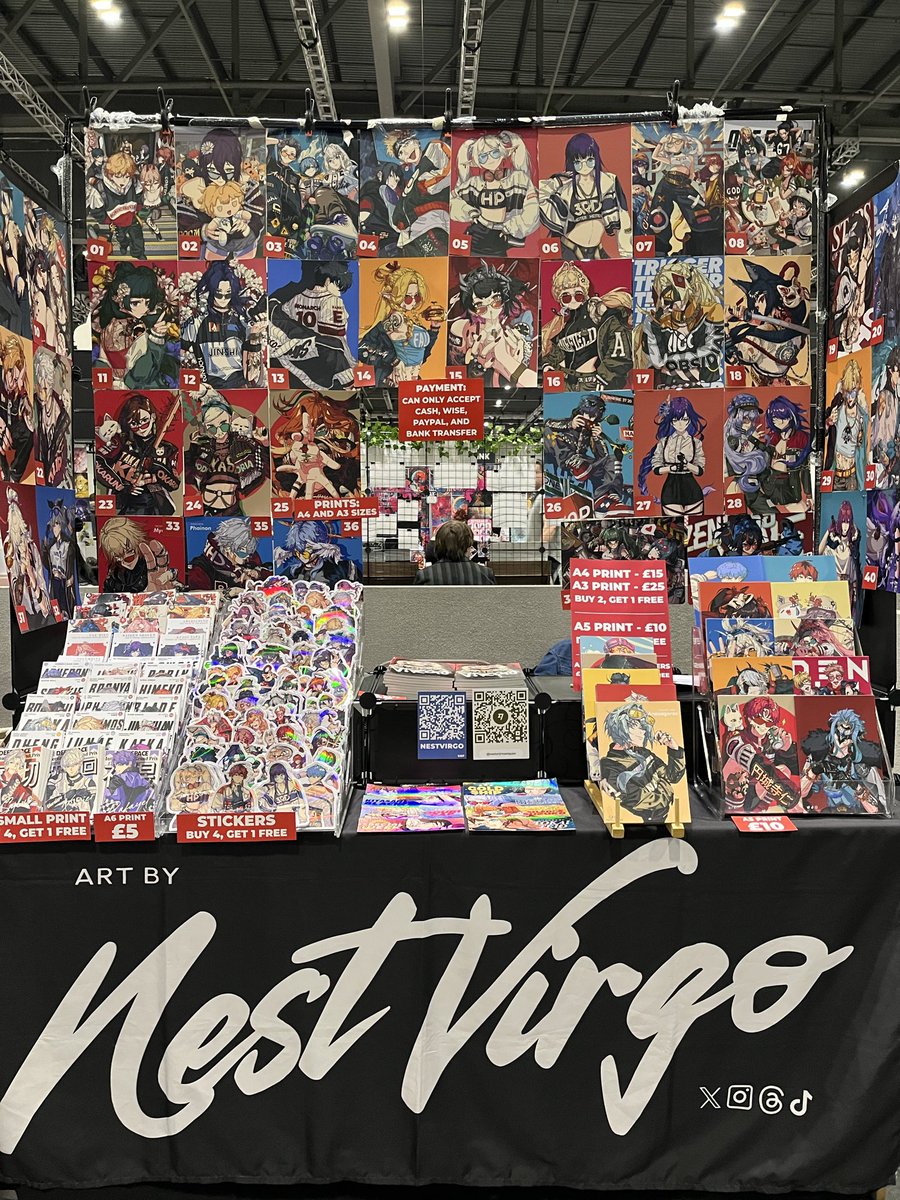 nest_virgo's tweet image. here in London for MCM Comic Con! Im at table E-07 so if you’re gonna bd here, you can visit my table! See you🙌🏻