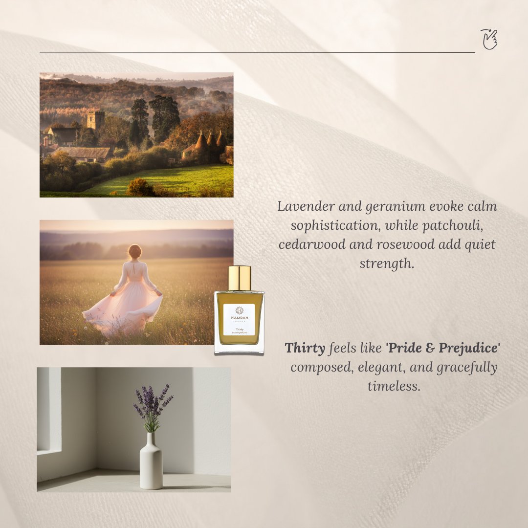 HamdahLondon's tweet photo. Discover the art of artisan perfumery with Hamdah London. 🌿
From Thirty to Sweet &amp; Delicious, each scent captures timeless emotions with rose, oud, and vanilla.

Which scent tells your story? ✨

#HamdahLondon #ArtisanPerfume #BespokeFragrance #SustainableLuxury https://t.co/i9hdcBp7EE