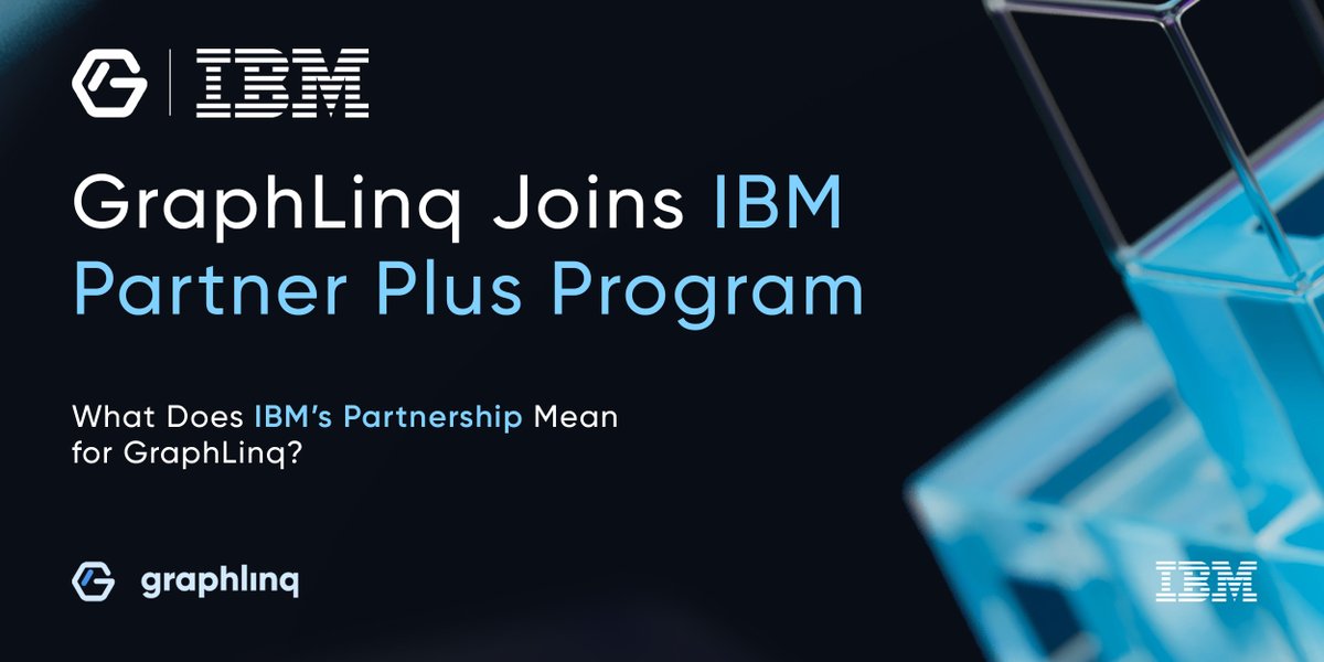 graphlinq_proto's tweet image. Let's explore the benefits GraphLinq gains from joining the @IBM Partner Plus Program.
This partnership unlocks:
🔹 Access to IBM’s hybrid cloud & AI tech stack
🔹 Enhanced performance for GraphAI & IDE
🔹 Entry into IBM’s 2,000+ partner network
🔹 Collaboration opportunities…