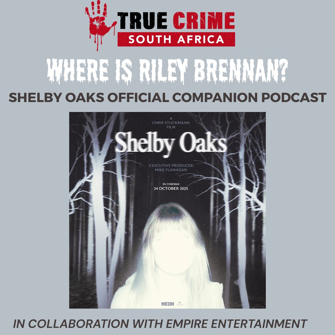 TCSApod's tweet image. Where is Riley Brennan? Shelby Oaks Companion Podcast 

Shelby Oaks releases in cinemas nationwide on 24 October 2025. Do not miss it!

Listen now: iono.fm/e/1610966
