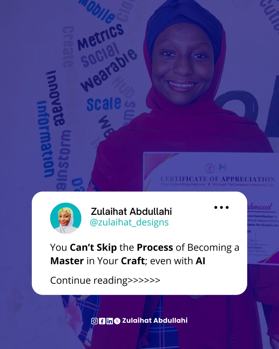 Zulaihat Abdullahi | Product Designer | tweet media