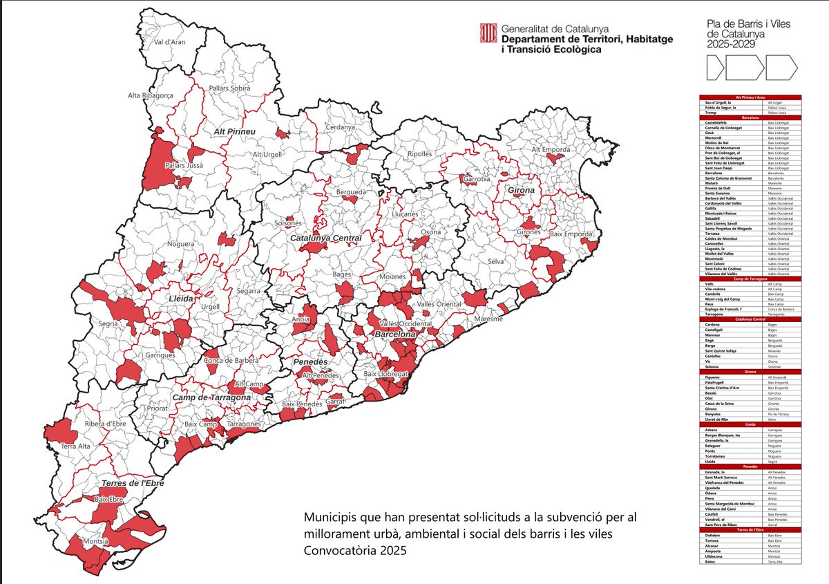 AjSFCodines's tweet image. 📢 Sant Feliu de Codines presenta un projecte de 12,3 M€ al Pla de Barris i Viles 2025 per transformar l’eix del Torrent de l’Escletxa en un nou eix cívic, verd i patrimonial.
🌱 Un projecte per a una vila més sostenible, amable i cohesionada #sfc182
ℹ️ santfeliudecodines.cat