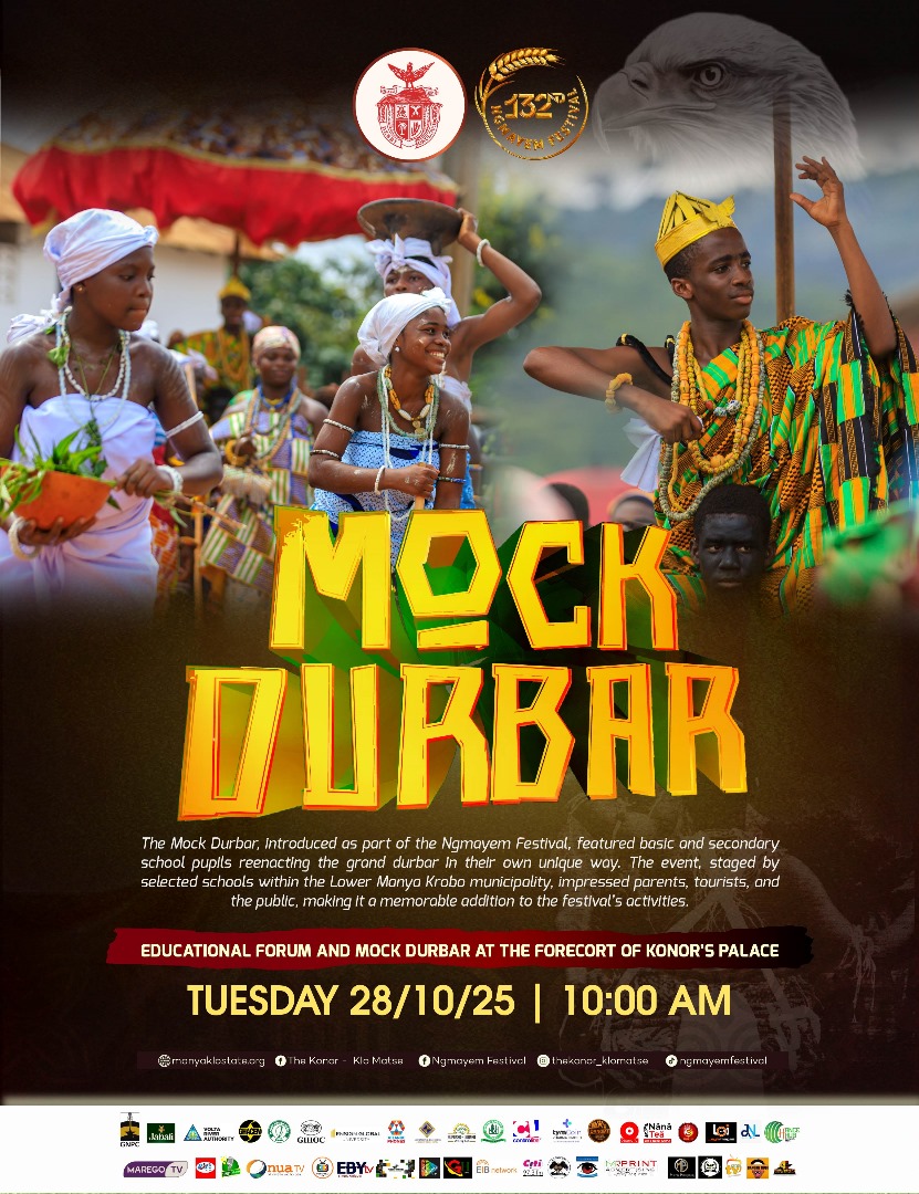 maregotv's tweet photo. The 132nd Ngmayem Festival is almost here! ๐ Get ready for a vibrant celebration of Krobo culture, tradition, and unity. All events and schedules are officially out โ stay tuned for updates on MaregoTv!
#NgmayemFestival132 #KroboTradition #MaregoTv #CulturalHeritage #GhanaFest https://t.co/VtR3UOLjIU