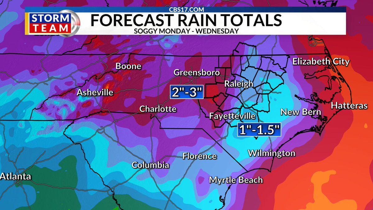We really need some rain. None through Sunday, but a soaking rain arrives early next week. With highs stuck in the cool 50s, it'll be plain ole nasty for a few days.