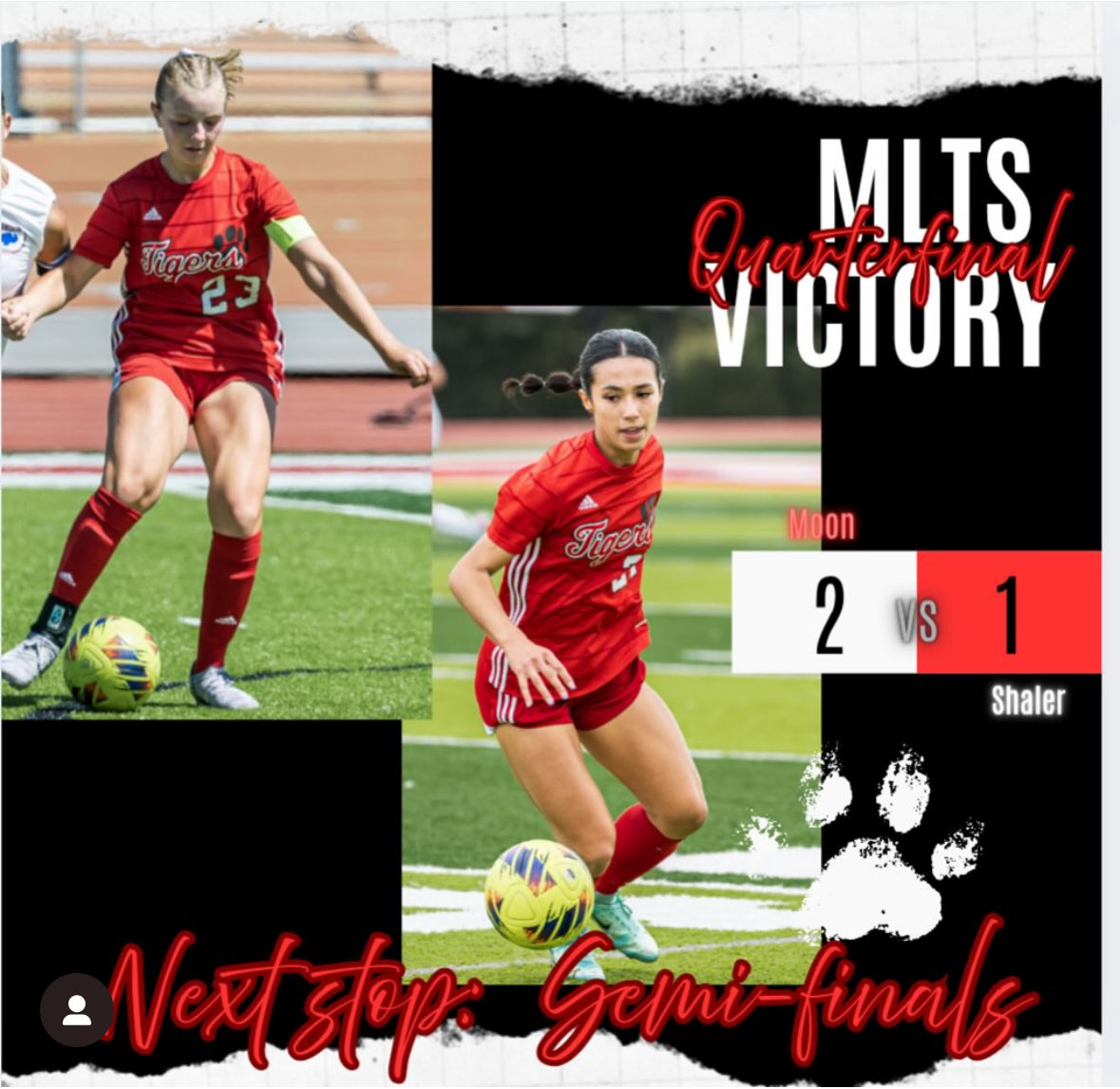 Moon Lady Tigers Soccer tweet media