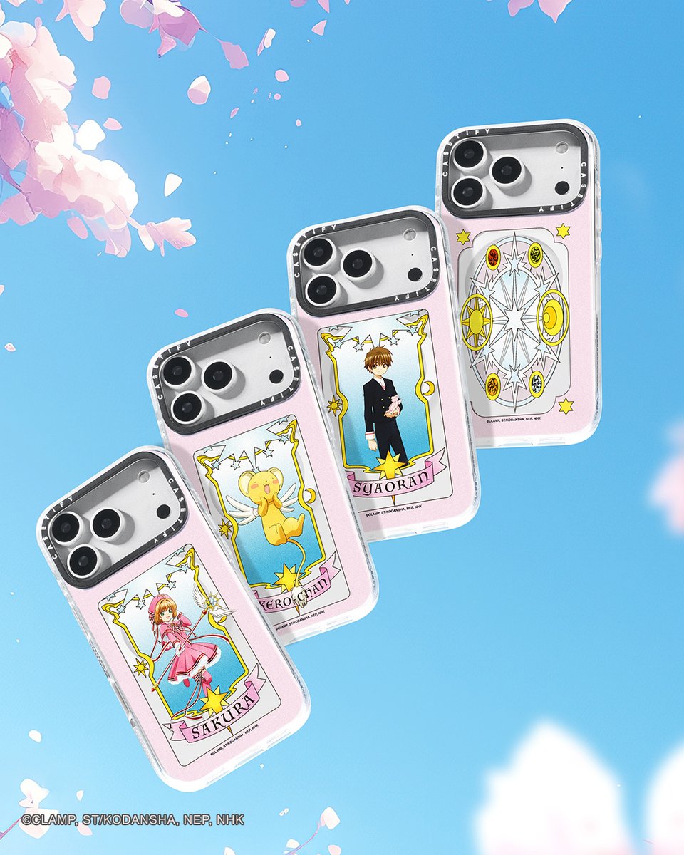 カードキャプターさくらとCASETiFY があなたのスマホをしっかりガード