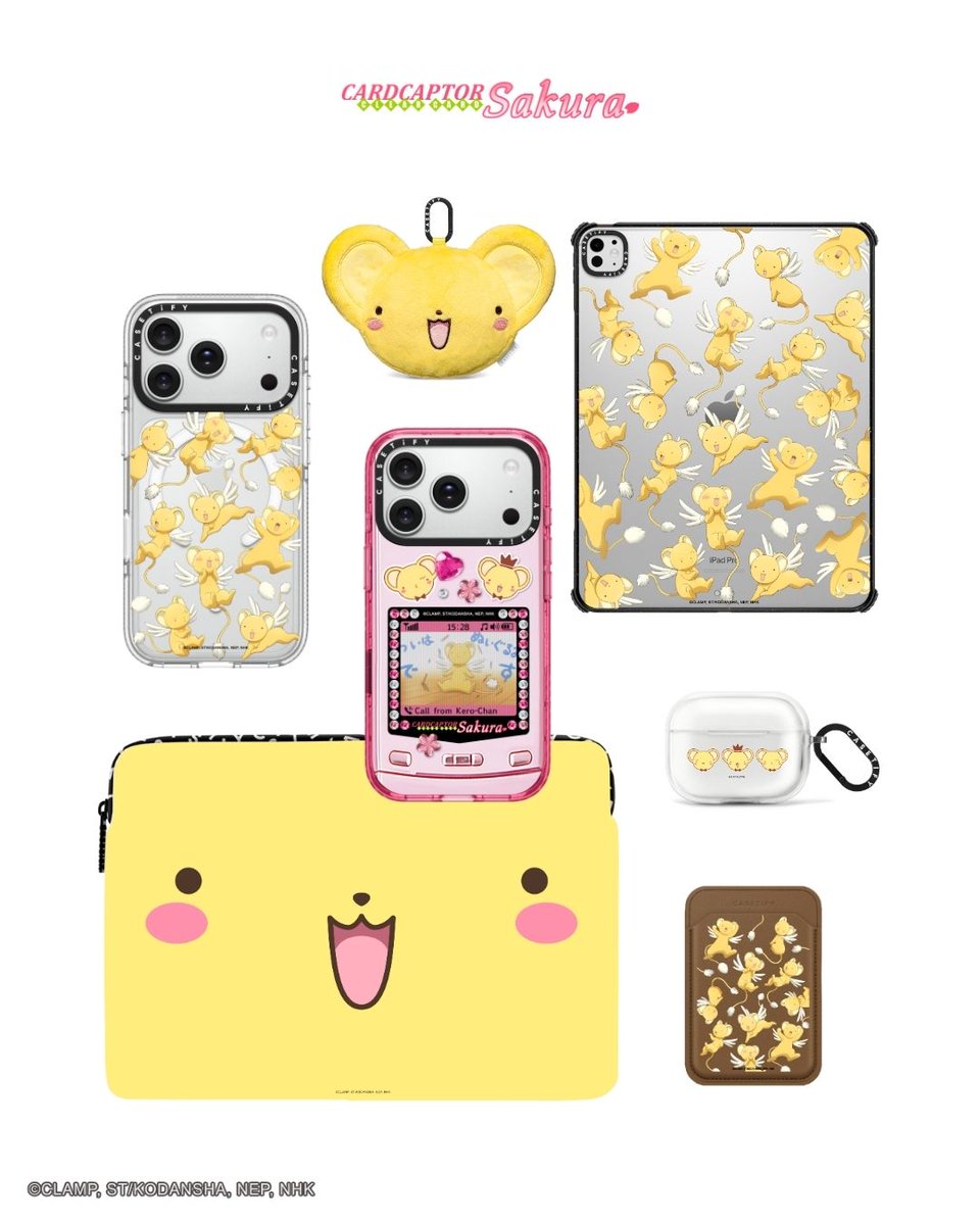 CASETiFY カードキャプターさくら　スマホストラップ　ストラップカード付 カードキャプターさくらとCASETiFY があなたのスマホをしっかりガード