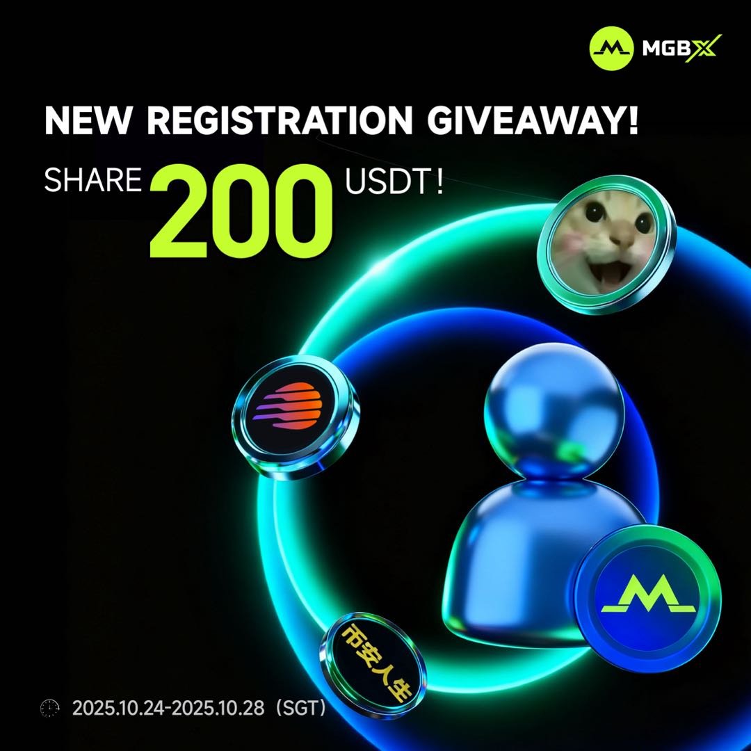 MGBX (@mgbx_en) on Twitter photo 🎆 #MGBX New User Rewards are live!
🎉 $MET, $币安人生, $哈基米 are now live on MGBX!
👉 Full details: support.mgbx.com/hc/en-gb/artic…
💰 200 USDT Giveaway:
🎁 10 lucky winners will share 100 USDT!
🏆 Plus, 5 new users will share 100U Future bonus!
✅ Follow <a href="/MGBX_EN/">MGBX</a>
💬 Like & RT + 🎆 #MGBX New User Rewards are live!
🎉 $MET, $币安人生, $哈基米 are now live on MGBX!
👉 Full details: support.mgbx.com/hc/en-gb/artic…
💰 200 USDT Giveaway:
🎁 10 lucky winners will share 100 USDT!
🏆 Plus, 5 new users will share 100U Future bonus!
✅ Follow <a href="/MGBX_EN/">MGBX</a>
💬 Like & RT +