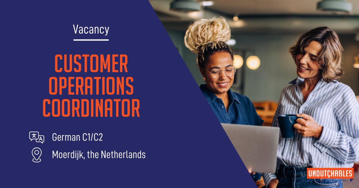 Do you enjoy structured processes, accuracy, and operational coordination to make sure everything runs smoothly for your clients and between departments? Join as a Customer Operations Coordinator for our client's German speaking team in #Moerdijk!
Apply 👉 ow.ly/LkcU50XhpzZ
