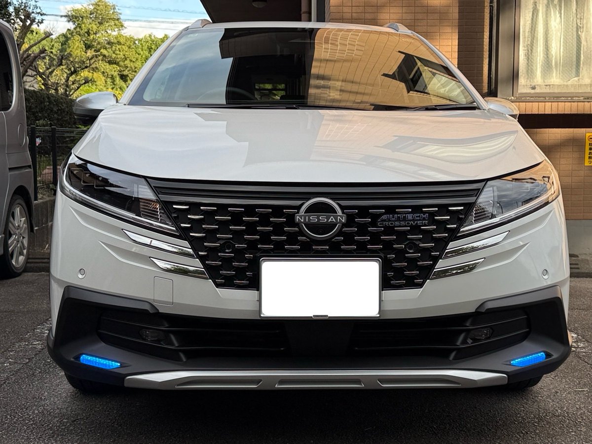 NonYukinofu's tweet image. #ノート　#AUTECH  CROSSOVER 4WD
納車されました。
#オーラNISMO に比べて視線が高い！
乗り心地が優しい！
回生ブレーキめっちゃ効く、リアブレーキをメインで使ってるみたいで心地よい❤️
AOG里帰りミーティングはこれで行くよ！