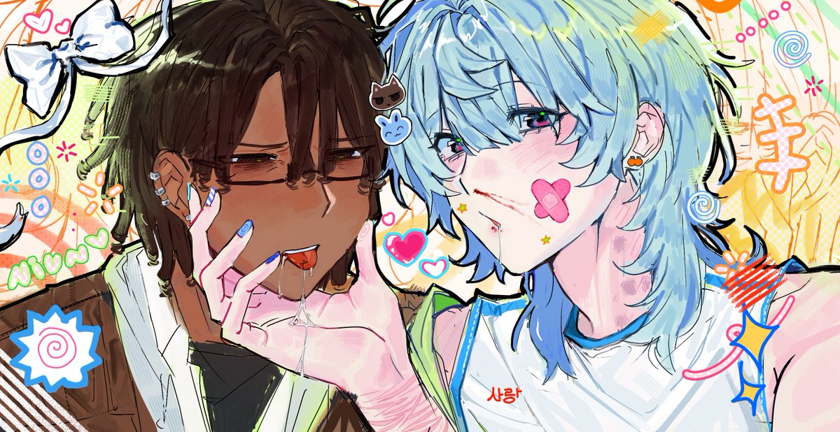 bunny bit his tongue