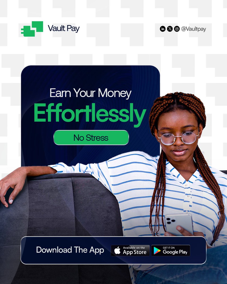 Chuksihesiaba's tweet image. Week 2 of my startups design challenge, 
Social media designs for vault pay a Fintech startup.
#startups #fintechstartups #buidinginpublic