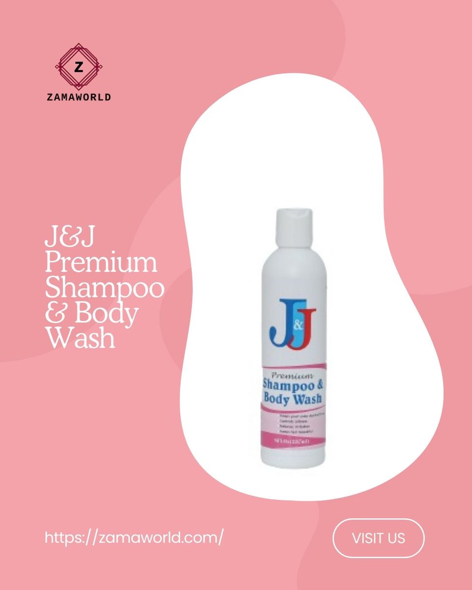 ZamaWorld_'s tweet photo. Experience J&J Premium Shampoo & Body Wash—cleanses, nourishes, and revitalizes. Fights dandruff, controls oil, and soothes irritation for healthy, beautiful hair. Just $12 for 8oz! Visit https://t.co/n3jzqGrPOT
#HairCare #ShampooAndBodyWash #HealthyHair #DandruffControl https://t.co/gf0K8XeZgT