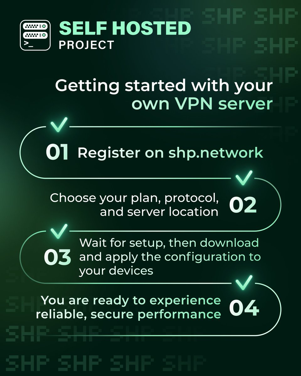 shpsocial's tweet image. #SelfHostedProject #VPN #quickstart