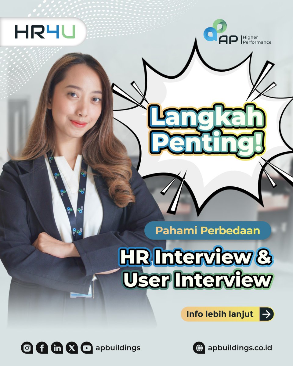 apbuildings's tweet image. Jangan salah lagi, HR interview dan User interview itu beda arah. #APFriends masih bingung apa sih perbedaan keduanya?

Yuk, simak postingan ini untuk tahu lebih lanjut, dan tulis pendapatmu di kolom komentar ya #APFriends!