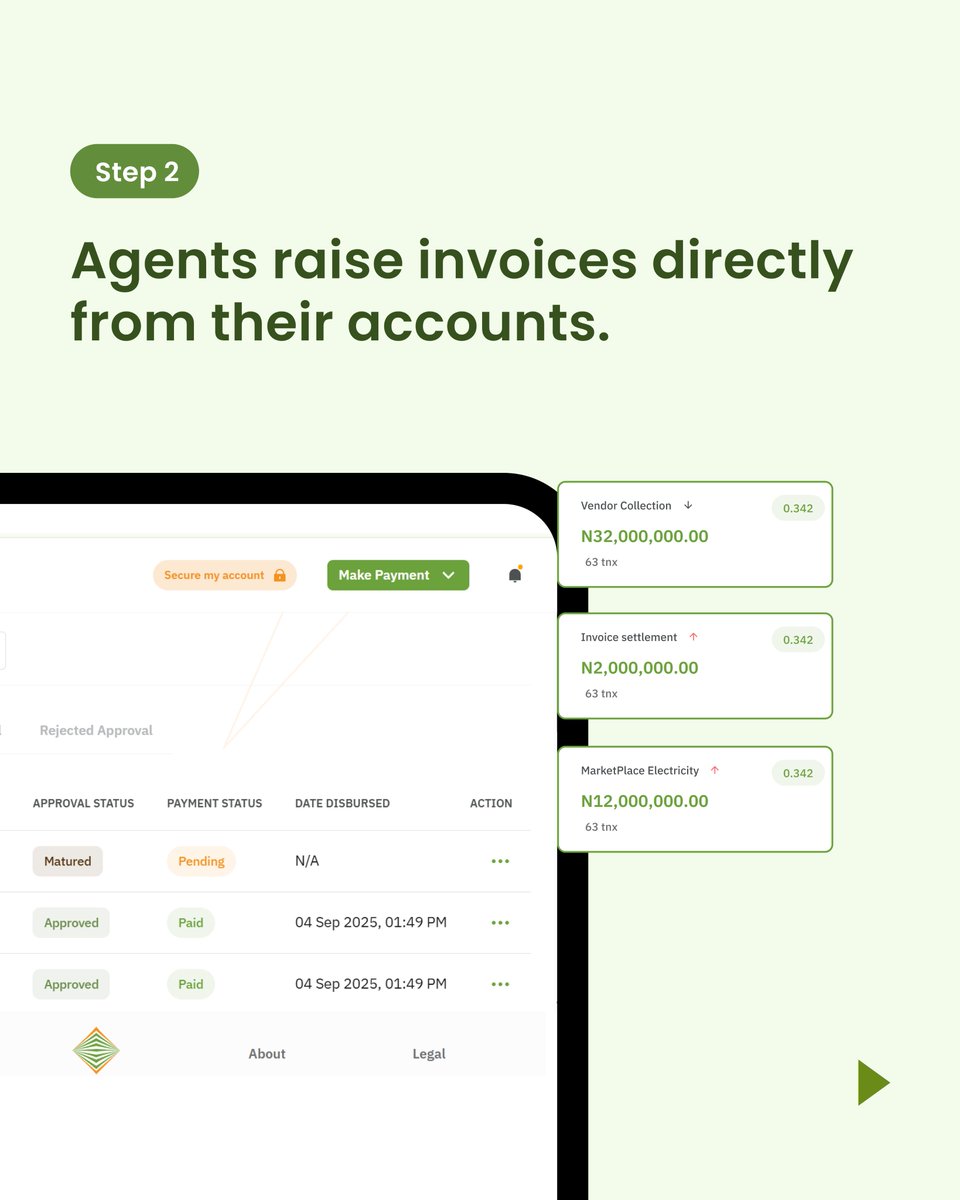payableafrica's tweet photo. With the Payable Africa Agent Feature, every invoice and payment is tracked automatically, saving you time and boosting accuracy.

Empower your team today → https://t.co/J9JGWS5KDX
 
#payableafrica #agentfeature #businessautomation #salesgrowth #nigerianbusiness #trendingpost https://t.co/h59ZKUMnxT
