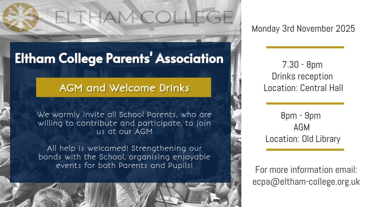 Eltham College Parents’ Association @ElthamPTA tweet media