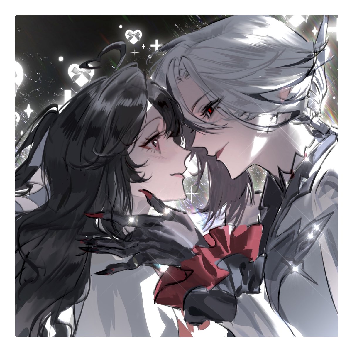 「直至，与你并肩的那一天」

3 days until arlehua 1 year anniversary 😽

🎨: Tanyaf2022

#ocxcanon #yumetwt #arlecchino
