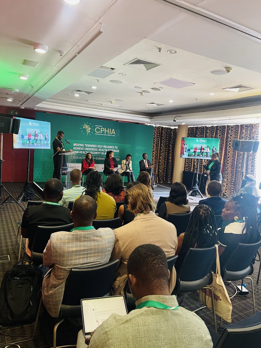 Muhd__Jafar's tweet photo. At a side event of #CPHIA2025, Dr. @PromesseCKaniki shared a powerful message during his opening remarks:

“60–70% of Africa’s population is made up of youth. This data is not just a number, it is a strategic opportunity to achieve our goals in Africa.”

A powerful reminder that Africa’s greatest asset, is its #YOUTH. 

#YESHealth 
#YouthAtCPHIA2025
#CPHIA2025