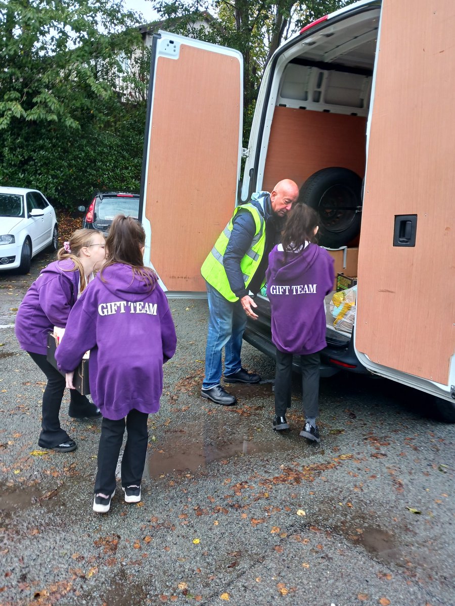 Image for the Tweet beginning: Our GIFT Team delivered donations