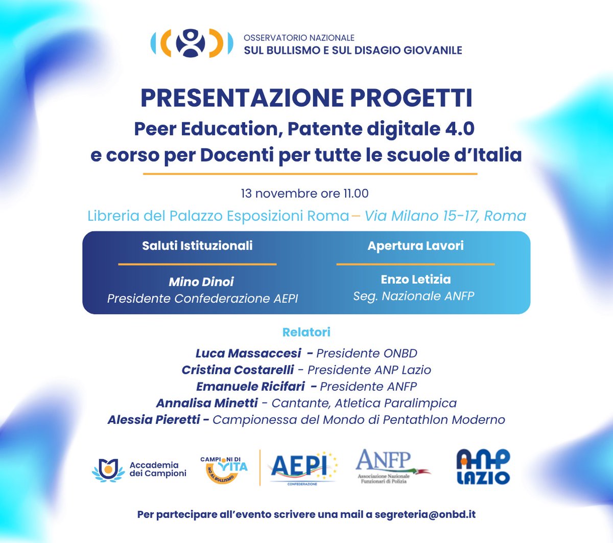 Presentazione progetti #peereducation
