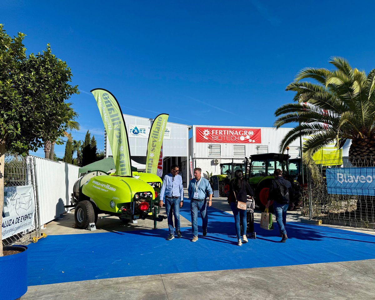 📸 Día 2 en #EXPOFARE2025: zona expositiva, jornadas y Agrifood Demo a tope (fotos 👇).
🕚 11:00–14:00 VI Encuentro de Comunidades de Regantes (con FERAGUA)
🕟 16:30–20:00 Encuentro FADEMUR (mujer y jóvenes)
🎟️ Inscripción: f.mtr.cool/uducqlqadp